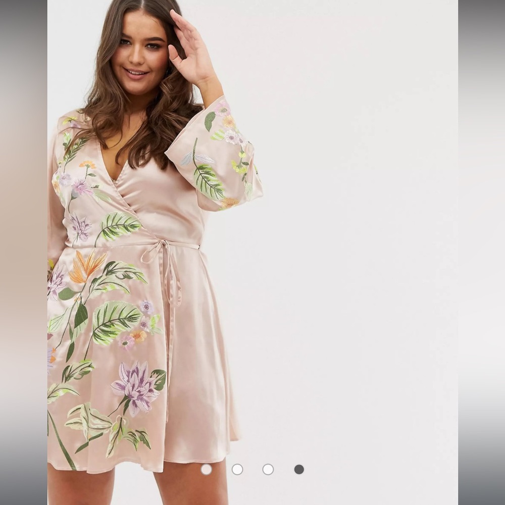 Floral Wrap Dress